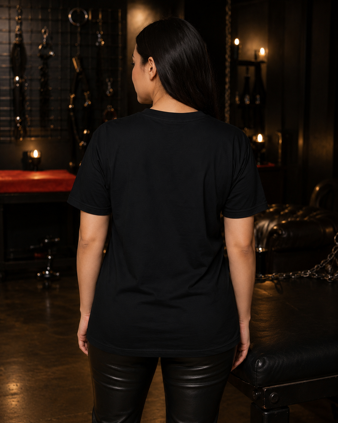 Keyhole Monogram Tee — S◆M Symbol T-Shirt Description: