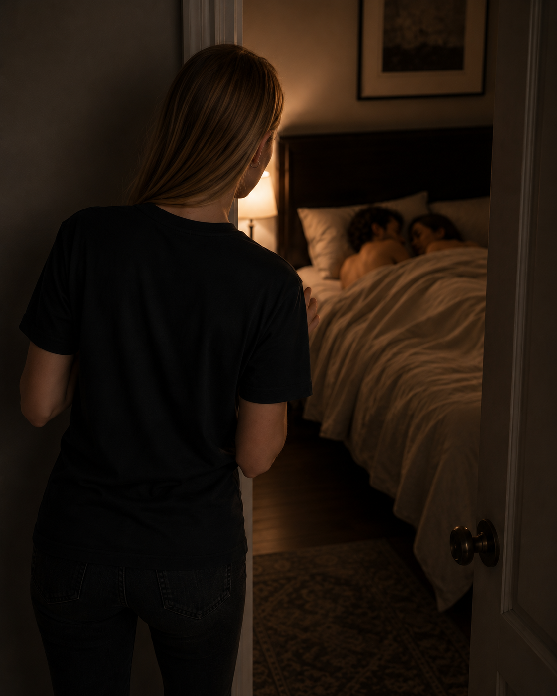 American Naughty Voyeur Female Eyes Tee | Discreetly Bold Graphic T-Shirt
