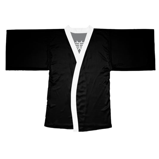 Sexy Black Kimono Robe – "美味しい" (Oishii) that means "Delicious"