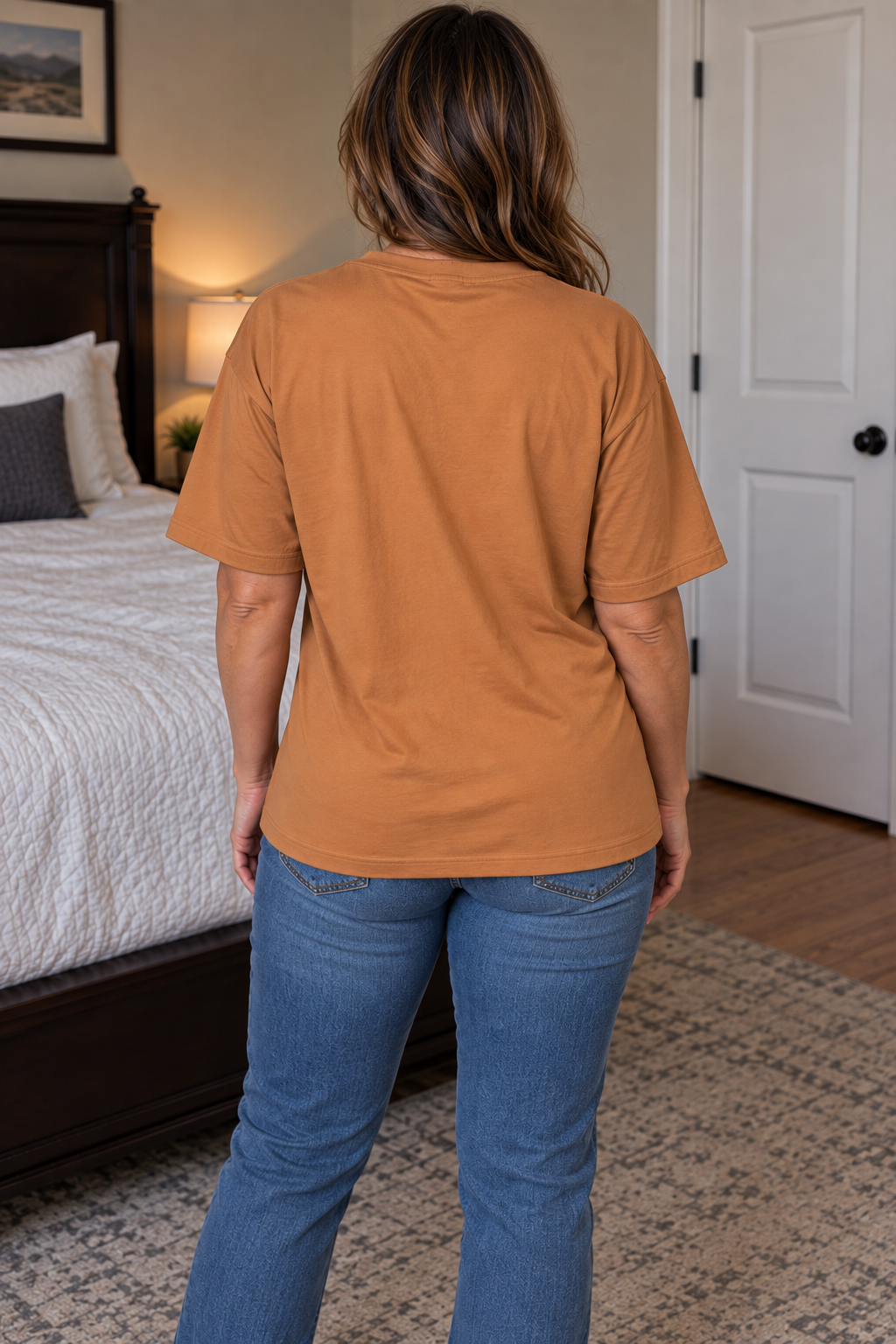 American Naughty Signature Oversized Boxy Tee