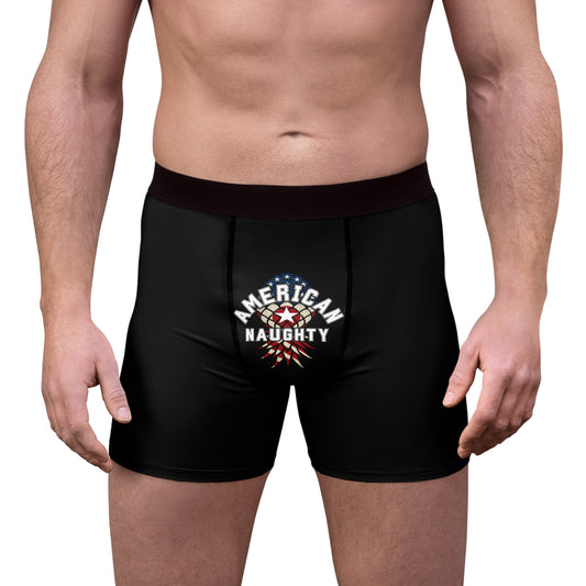 'American Naughty' Men's Boxer Briefs