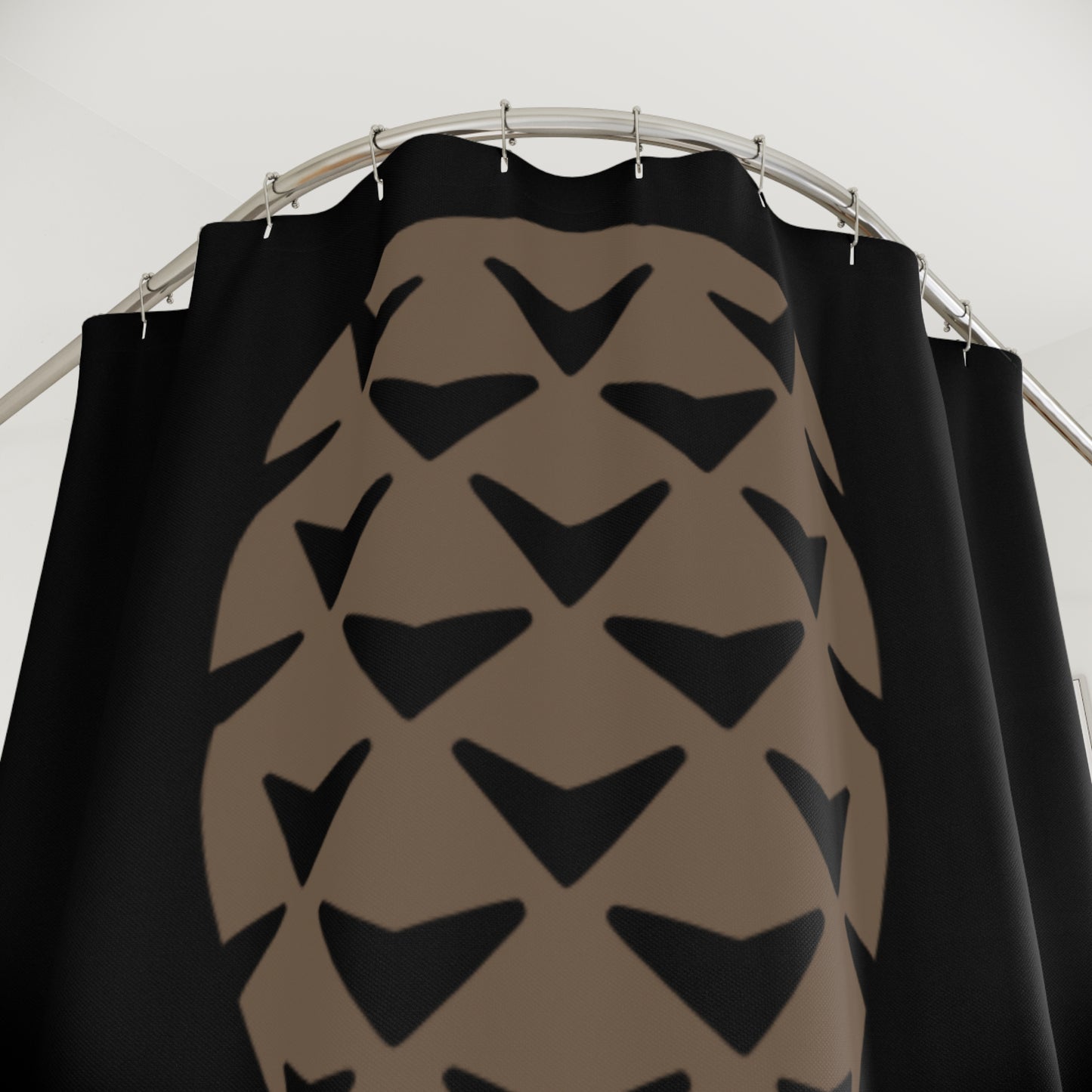 American Naughty Living Bronze SwingApple Shower Curtain