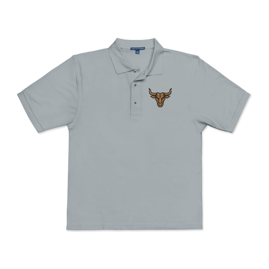Embroidered American Naughty Bull Polo Shirt
