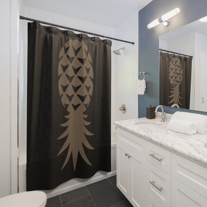 American Naughty Living Bronze SwingApple Shower Curtain