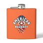 American Naughty 6oz Stainless Steel Flask
