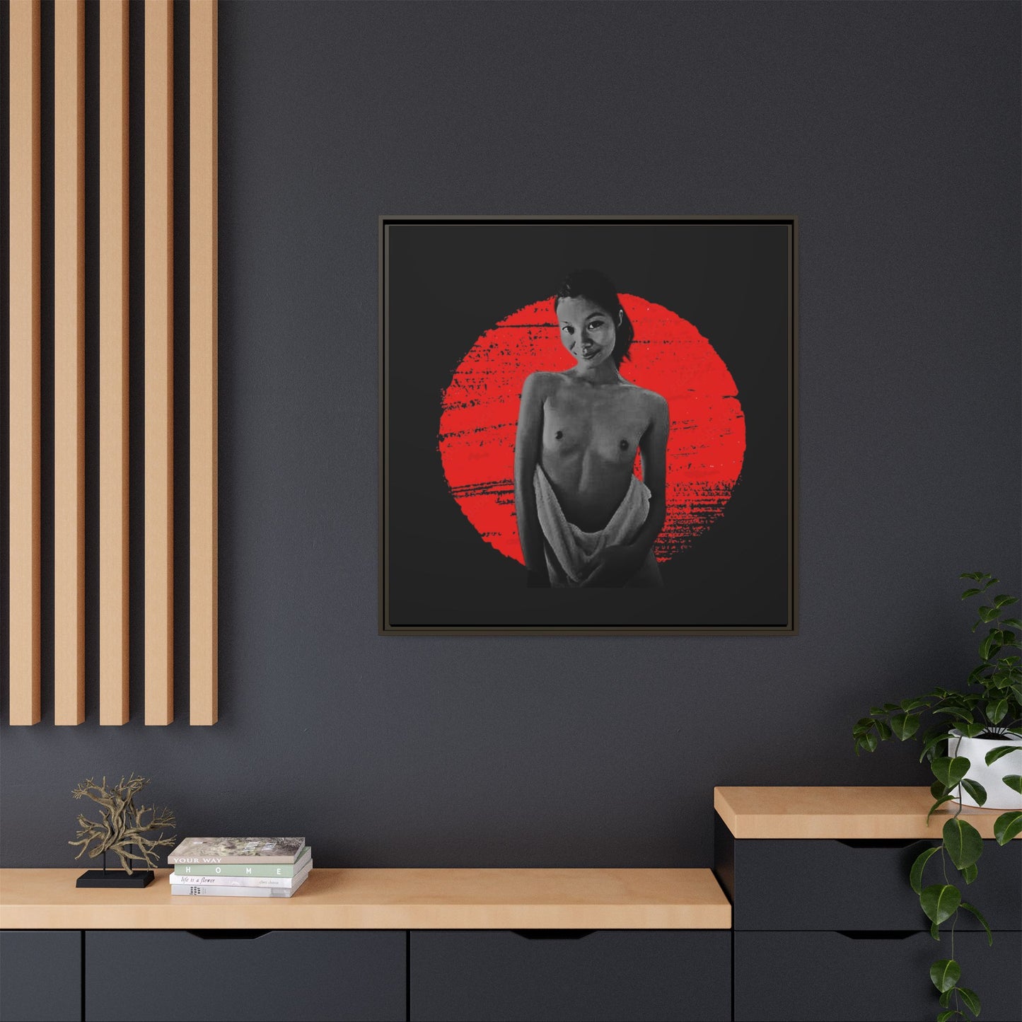Kaori Over the Rising Sun Art Print