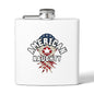 American Naughty 6oz Stainless Steel Flask