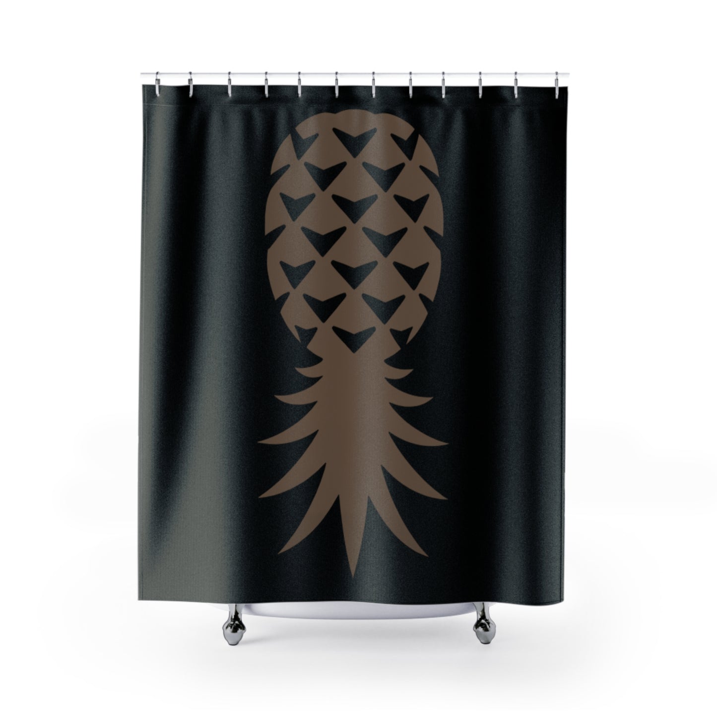 American Naughty Living Bronze SwingApple Shower Curtain
