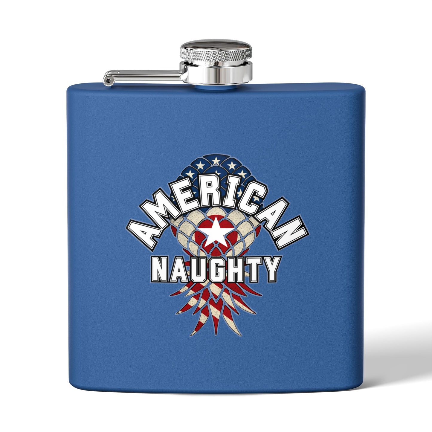 American Naughty 6oz Stainless Steel Flask