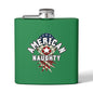 American Naughty 6oz Stainless Steel Flask