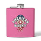 American Naughty 6oz Stainless Steel Flask