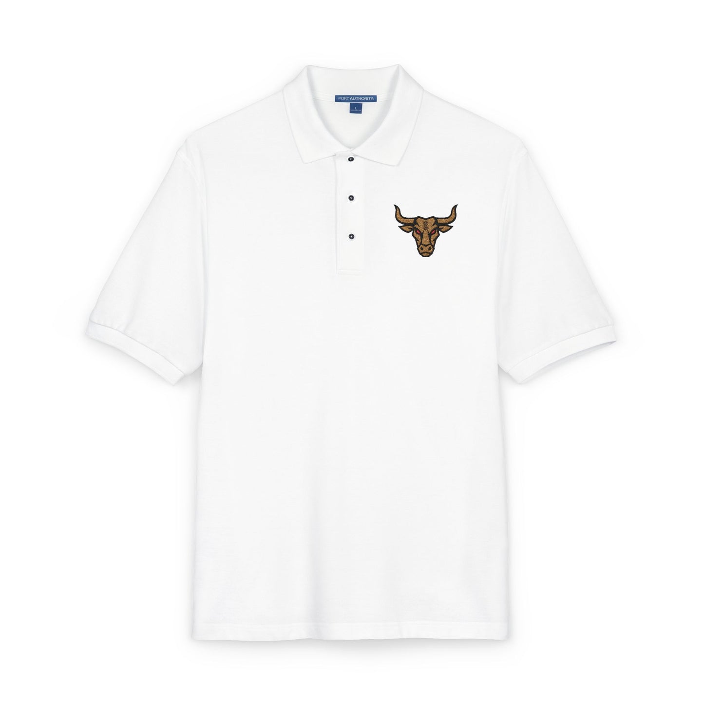 Embroidered American Naughty Bull Polo Shirt
