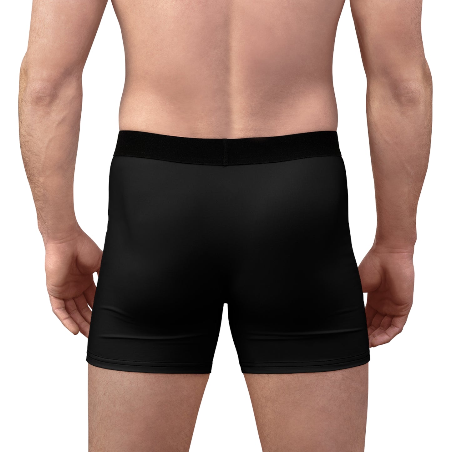 Bronze American Naughty Bull Head Boxer Briefs — Men's Athletic Black Boxer Briefs