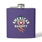 American Naughty 6oz Stainless Steel Flask
