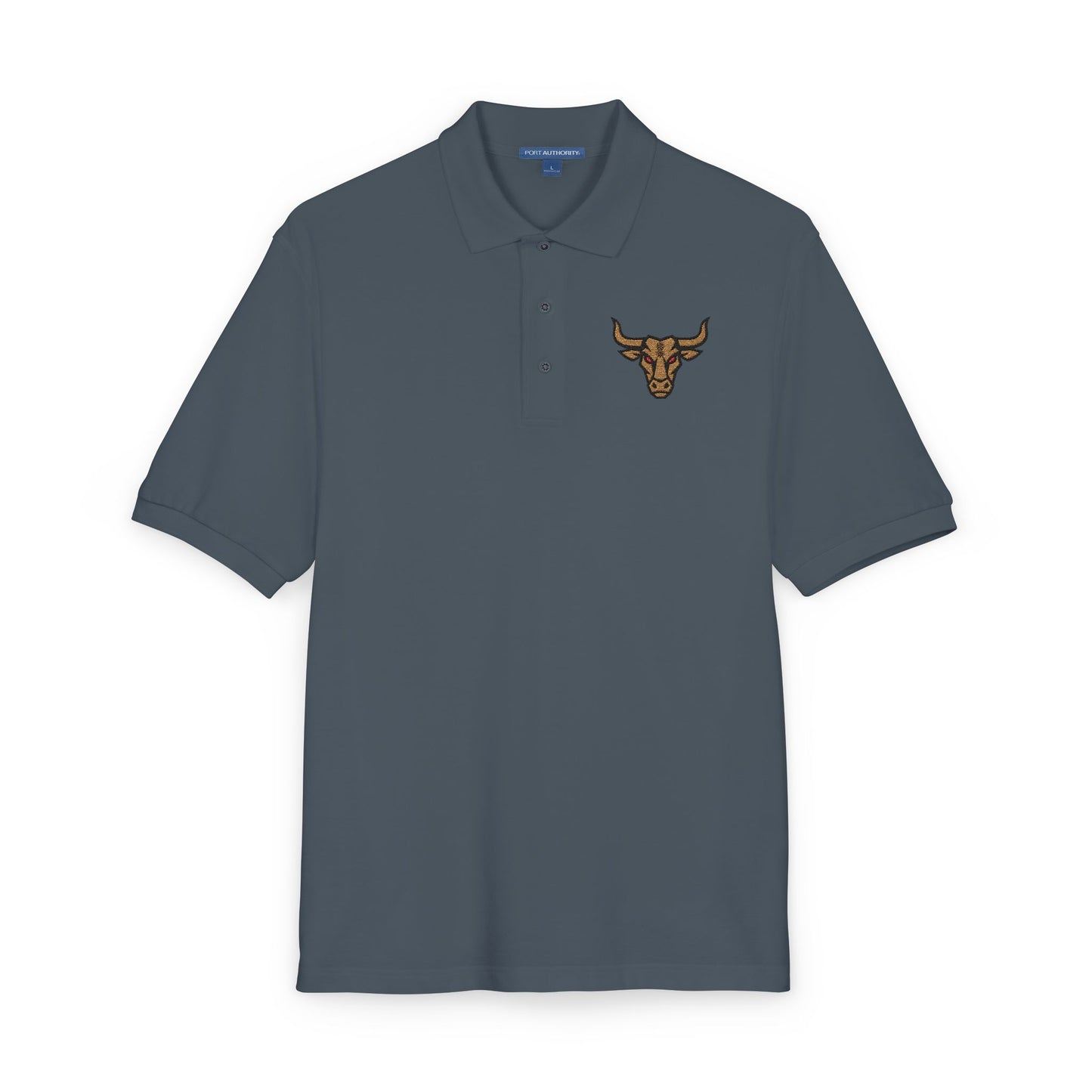 Embroidered American Naughty Bull Polo Shirt