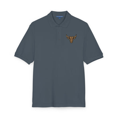 Embroidered American Naughty Bull Polo Shirt