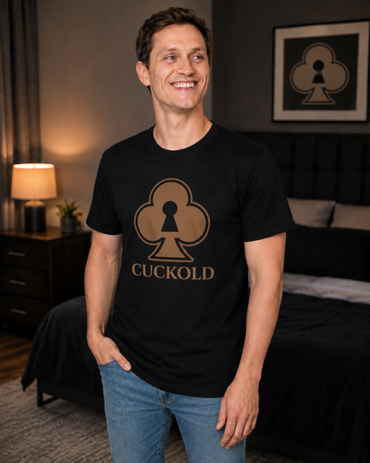 America Naughty Cuckold Club with Keyhole T-Shirt