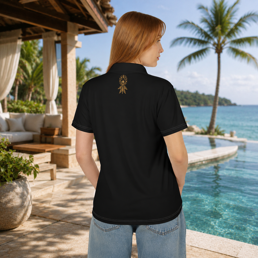 American Naughty Embroidered HotWife Polo