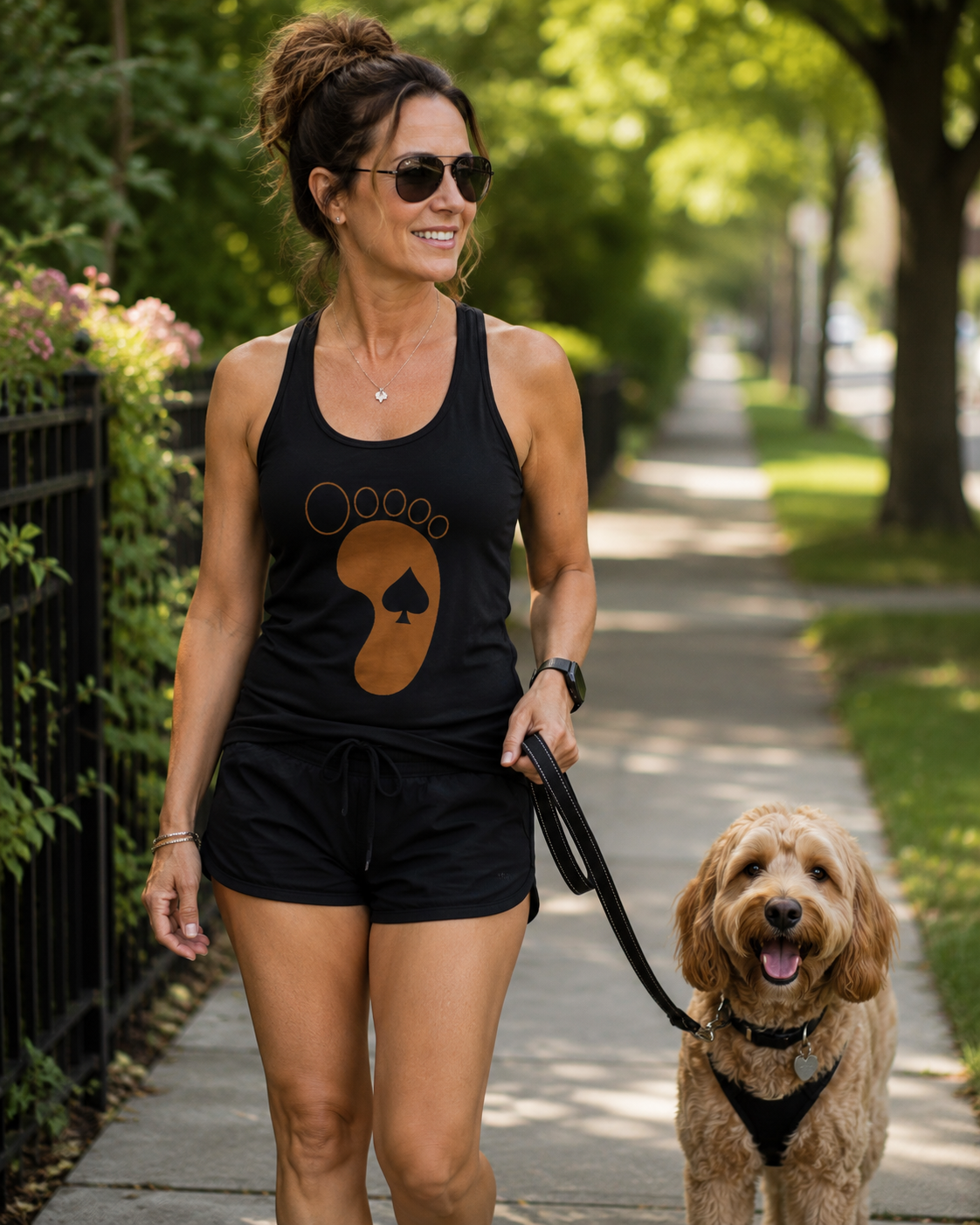 American Naughty Stepping Stoned HotWife Tank-Top