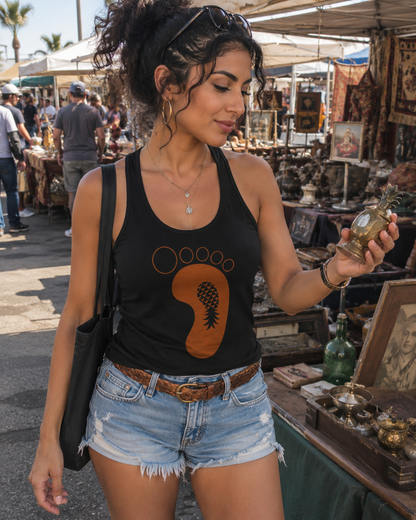 American Naughty Stepping Stoned SwingApple Tank-Top
