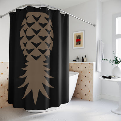 American Naughty Living Bronze SwingApple Shower Curtain