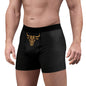 Bronze American Naughty Bull Head Boxer Briefs — Men's Athletic Black Boxer Briefs