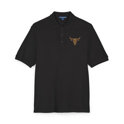 Embroidered American Naughty Bull Polo Shirt