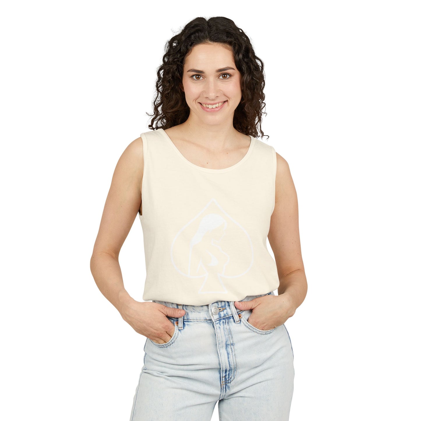American Naughty HotWife Silhouette Tank Top