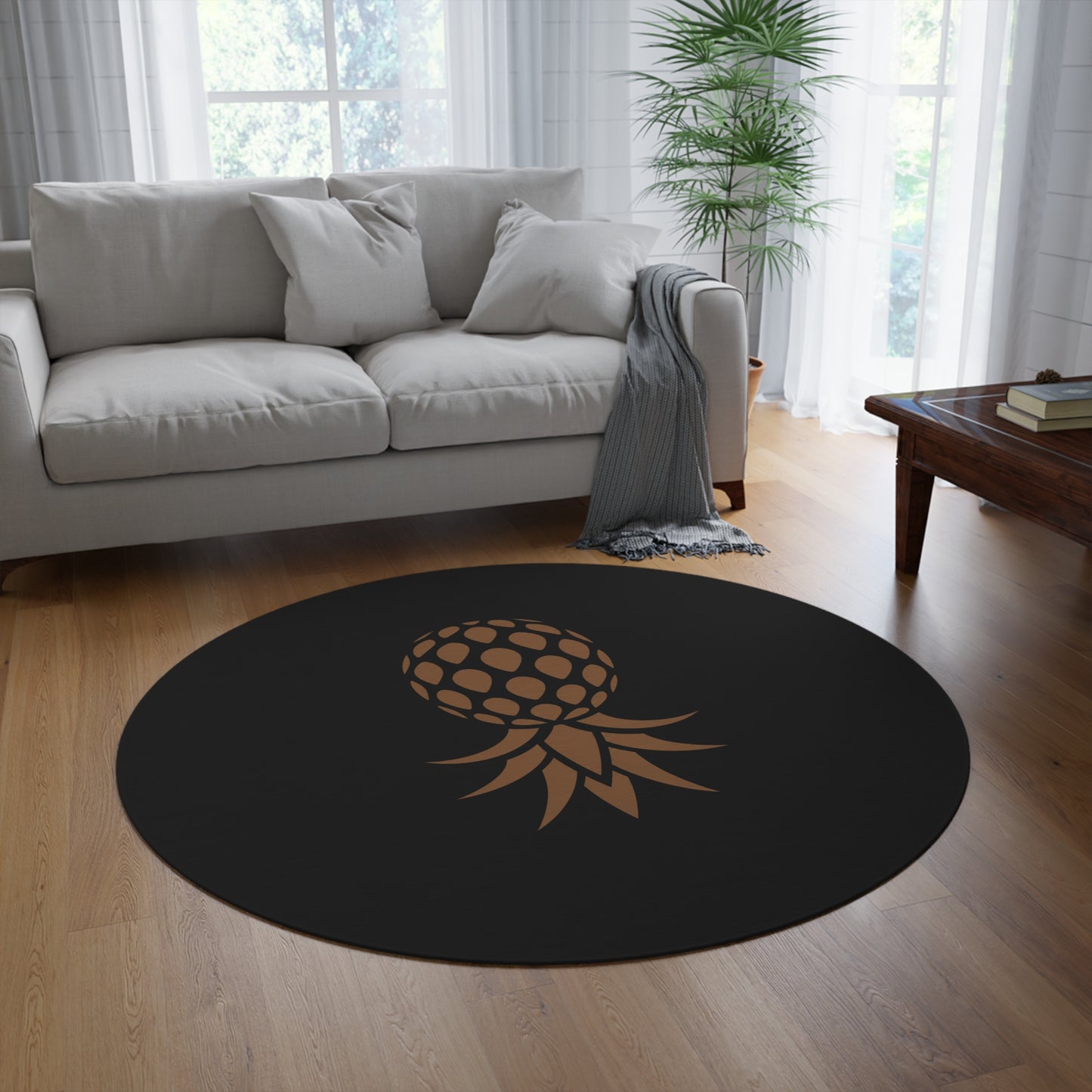 The American Naughty Signature Round Rug