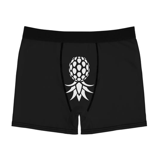 American Naughty Swingapple Men's Boxer Briefs — Black Comfort Underwear