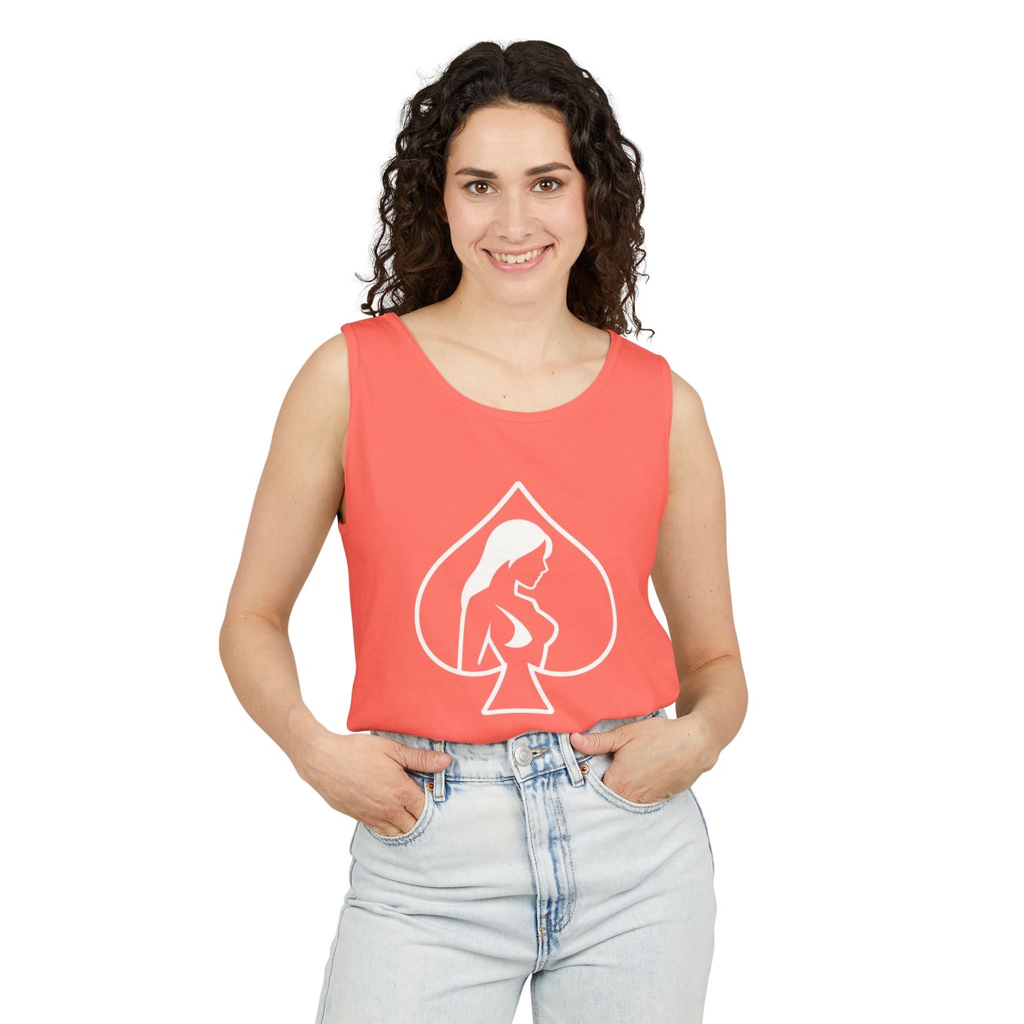American Naughty HotWife Silhouette Tank Top