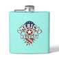 American Naughty 6oz Stainless Steel Flask