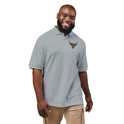 Embroidered American Naughty Bull Polo Shirt