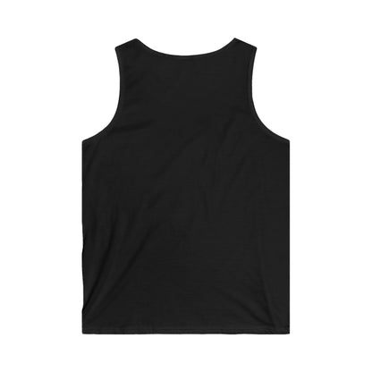 Footprint Keyhole Tank Top — Minimalist Adventure Graphic Men's Tank