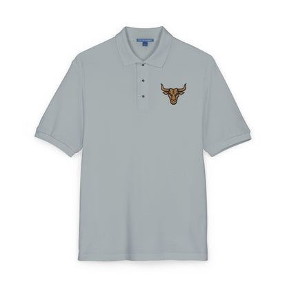 Embroidered American Naughty Bull Polo Shirt