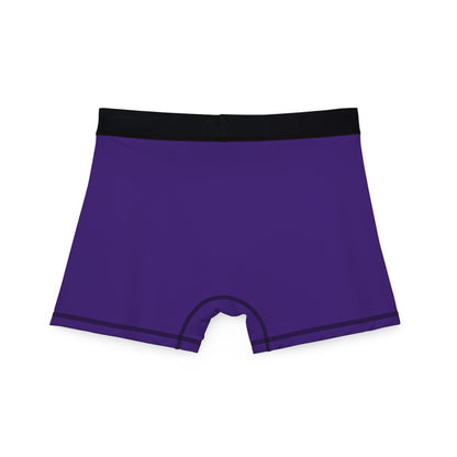 American Naughty Boxer Briefs — Men's Purple All-Over Print Underwear